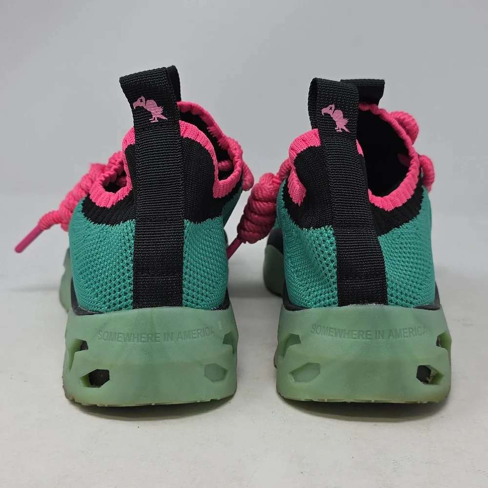 Sia Collective South Beach Women's Athletic Shoes in Green and Pink Size 9